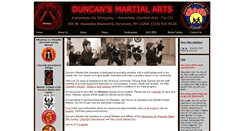 Desktop Screenshot of duncansmartialarts.com